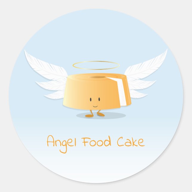 Gâteau alimentaire Angel | Sticker (Devant)