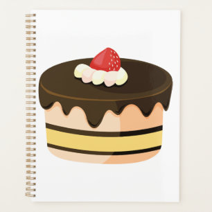 Gâteau au Chocolat avec Dégoulinade et Fraise
