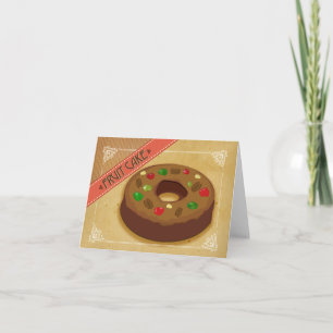 Gâteau aux Fruits : Carte de Fêtes
