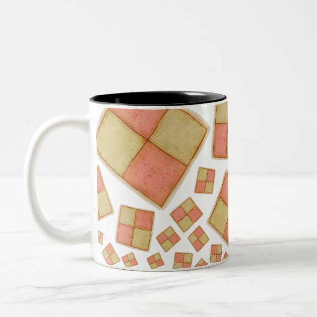 Gâteau Battenberg Tumbling Mug à deux tons (Gauche)