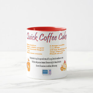 Gâteau café Extraordinaire Mug de recette amusante
