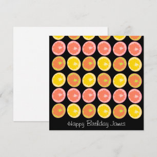 Gâteau Citron Bonbon Citrus Motif Anniversaire