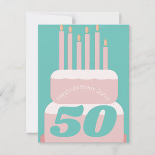 Gâteau d'anniversaire en rose à tout âge
