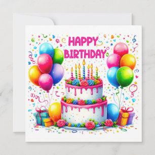 Gâteau d'anniversaire joyeux