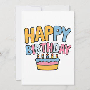 Gâteau d'anniversaire joyeux