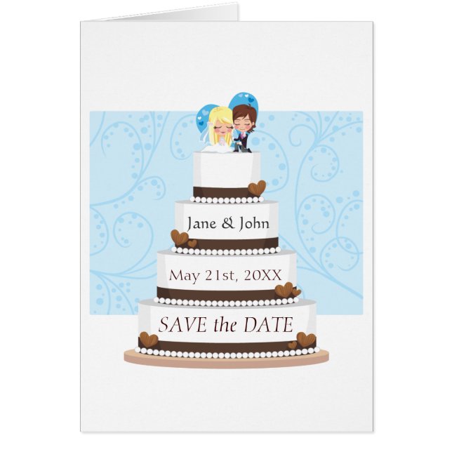 Gâteau de mariage de chocolat (Devant)