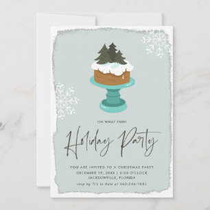 Gâteau de Noël glaçé   Invitation à une fête de No