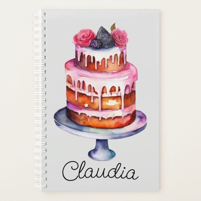 Gâteau de roses et baies (Devant)