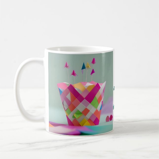 Gâteau de Whimsical pour le petit-déjeuner Mug (Gauche)