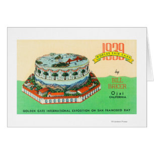 Gâteau d'Exposition universelle 1939 par Baker de