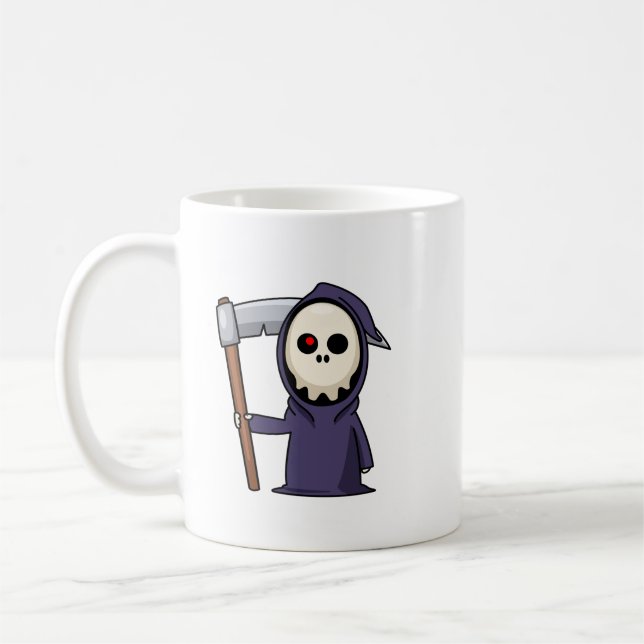 Gâteau ou mort ? Mug de café amusant (Gauche)