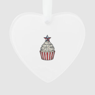 Gâteau Patriote Gravure Vintage Quatre Juillet