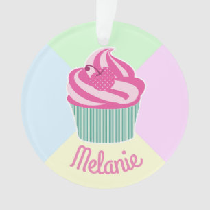 Gâteau personnalisé couleurs pastel rose mignon