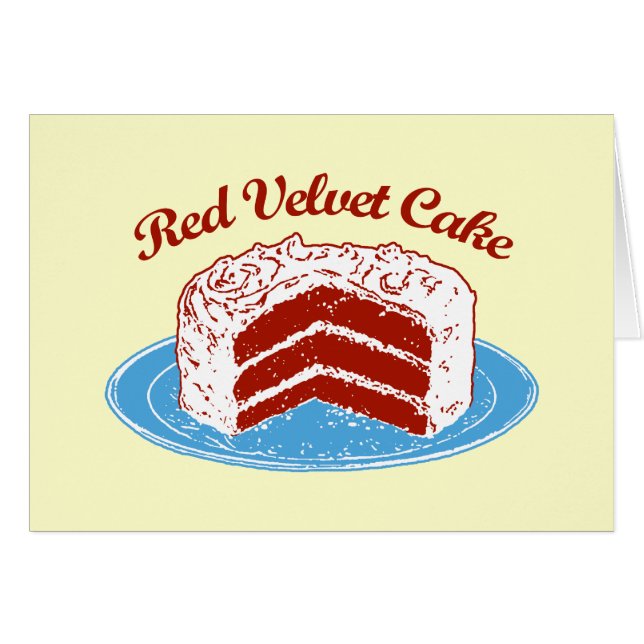 Gâteau rouge de velours (Devant horizontal)