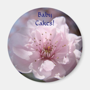 GÂTEAUX BÉBÉ ! Magnet Fleurs roses Magnets de prin