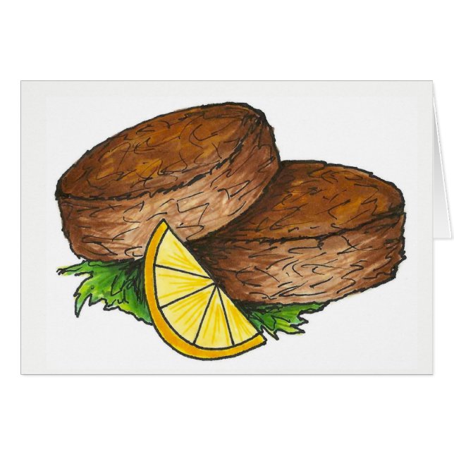 Gâteaux de crabe du Maryland Gâteaux de crabe avec (Devant horizontal)