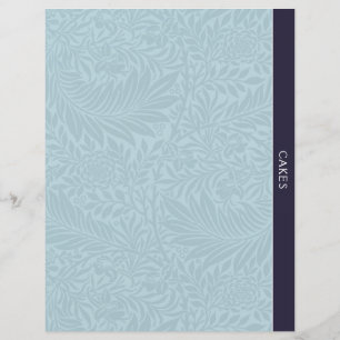 Gâteaux Diviseur de recettes Floral bleu Vinta