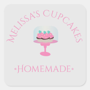 Gâteaux  Logo Cupcakes Autocollants Boulangerie Ma