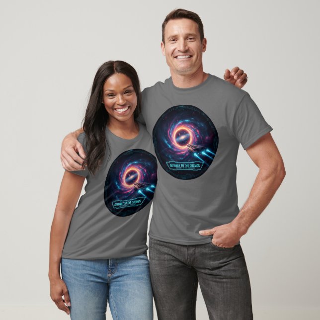 Gateway Cosmos Black Hole Sci-Fi T-Shirt (Unisexe)