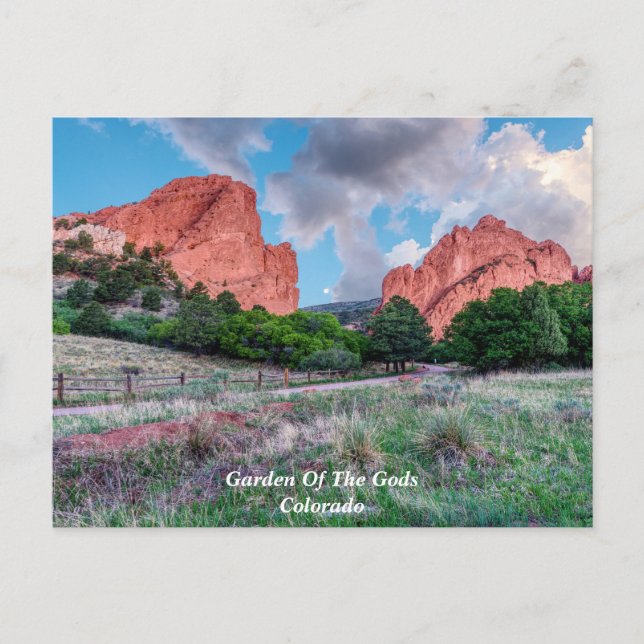 Gateway Rocks Garden Of Gods Carte Postale (Devant)