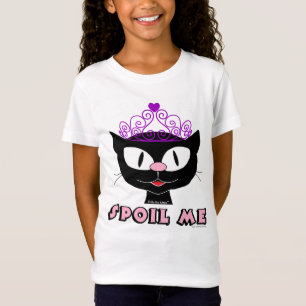 GÂTEZ-MOI Chat de dessin animé avec un t-shirt ros