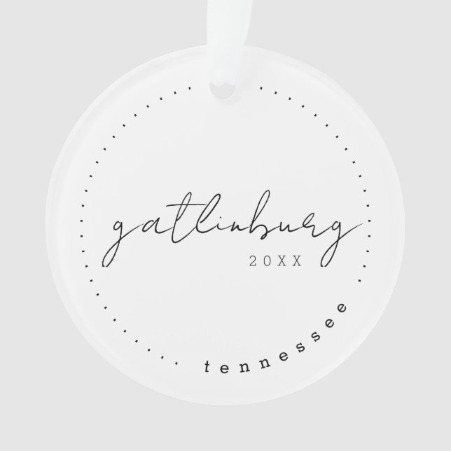 Gatlingburg, Tennessee Travel États-Unis Simple (devant)