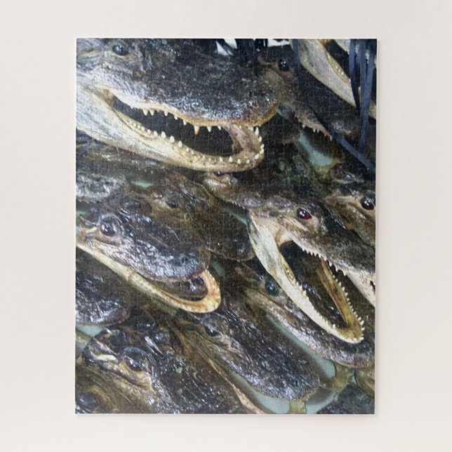 Gator Head Jigsaw Puzzle (Vertical)