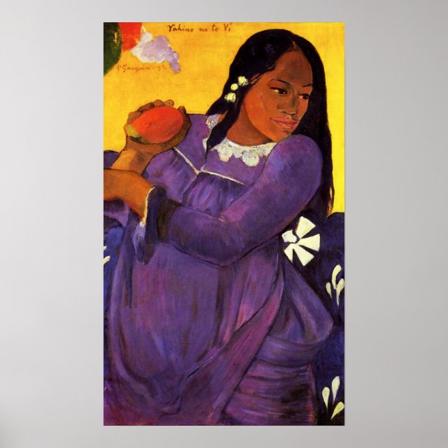 Gauguin Femme Avec Poster Mango (Devant)
