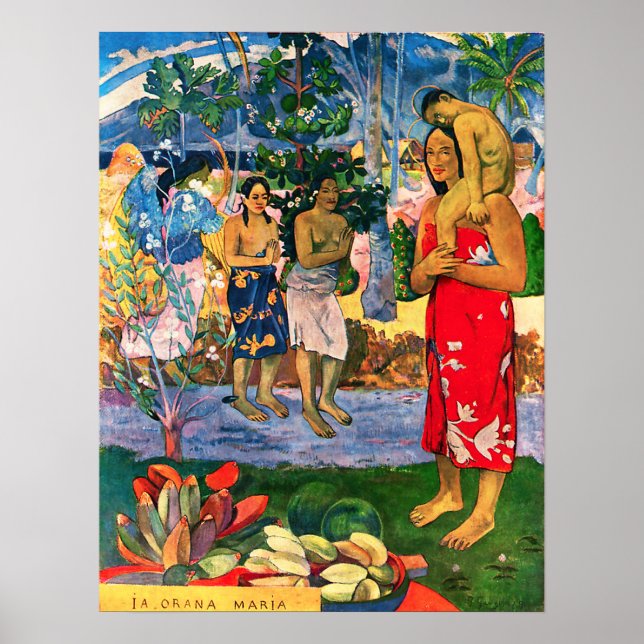 Gauguin Ia Orana Maria Poster (Devant)