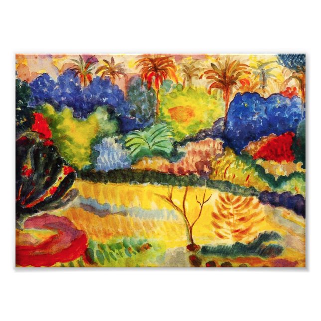 Gauguin Tahitian Paysage Photo Imprimer (Devant)