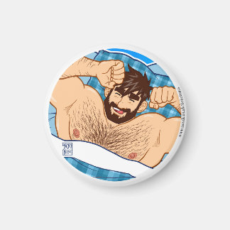 GAY BEAR MAGNET - BONJOUR !