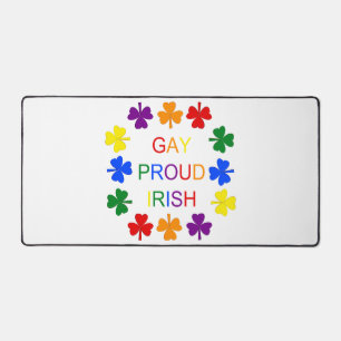 Gay Fier Irlandais LGBT Rainbow Shamrocks
