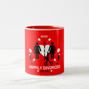 Gay Girl Divorce Survivante Mug