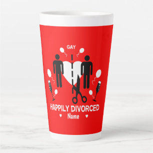 Gay Guy Divorce Party Café Mug