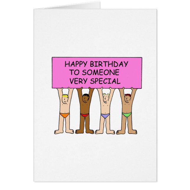 Gay Joyeux anniversaire à quelqu'un spécial (Devant)