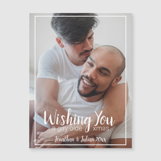 Gay Olde Christmas Vacances LGBTQ (Devant)