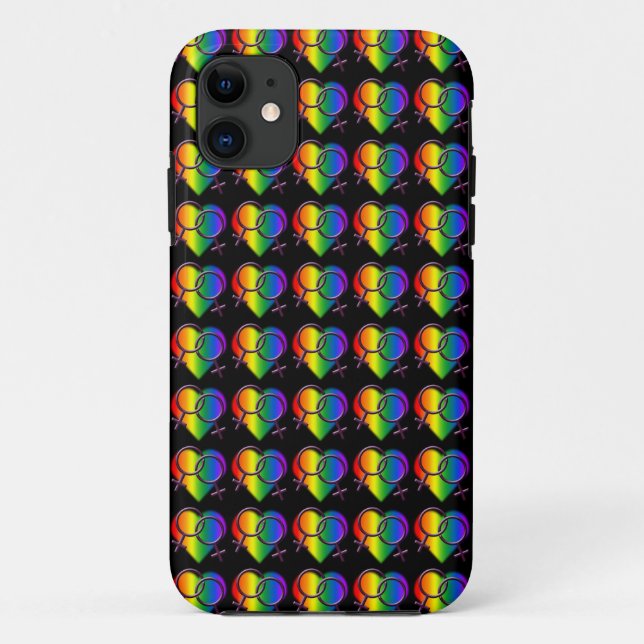 Gay pride coque iphone Coque d'amour arc-en-ciel p (Dos)