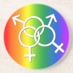 Gay pride Dessous de verre LGBT Pride Rainbow Drin