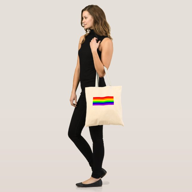 GAY PRIDE LGBT Rainbow Small Sac fourre-tout (Devant (modèle))