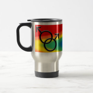 Gay pride Travel Mugs Gay pride tasses hommes Cade