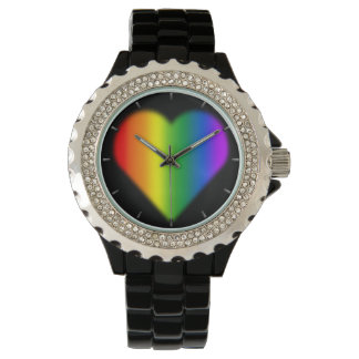 Gay pride Watch Rainbow Love Wrist Montres Cadeaux