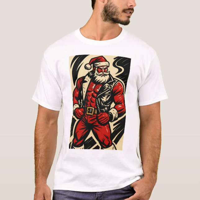 Gay Santa T-Shirt | Gay Pride Shirt for Men | LGBT (Devant)