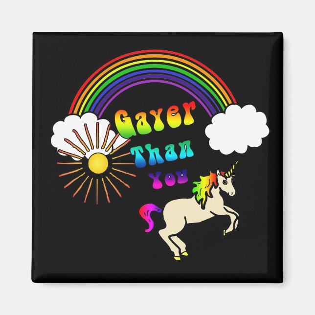 Gayer than you Magnets (Devant)