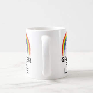 Gaymer pour la tasse de la vie