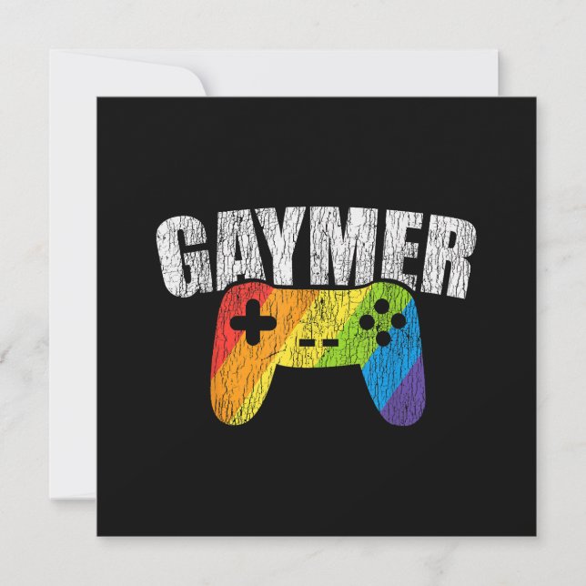 Gaymer Rainbow Drapeau Jeu Lesbienne Gay Bisexual  (Devant)