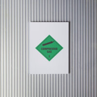 Gaz comprimé 2 Étiquette