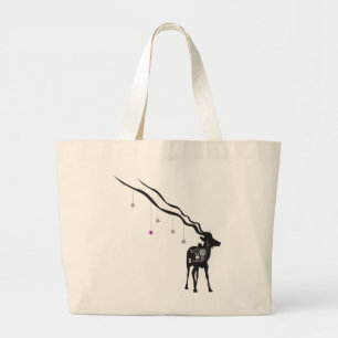 Gazelle avec le grand sac fourre-tout à étoiles