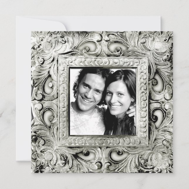 GC| Cadre Vintage - Invitation photo (Devant)