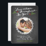 GC Love & Chever tout au long de Chalkboard Carte<br><div class="desc">Design par Jill McAmis © 2014.</div>