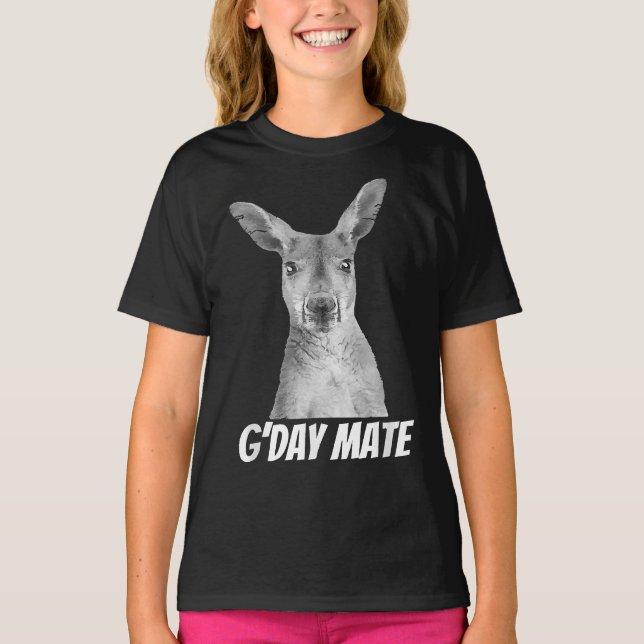 GDay Mate - T-Shirt australien Kangaroo (Devant)